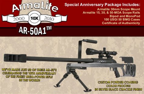 Armalite Rolls Out 10th Anniversary Limited Edition AR-50A1 « Daily ...