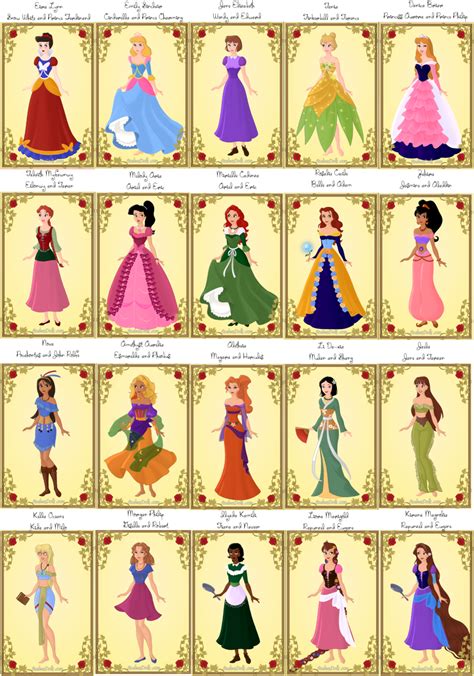 Disney Daughters-with names by Haili73 on deviantART | Disney princess ...