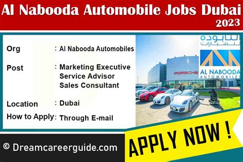 Al Nabooda Automobiles Careers Latest Job Openings 2023