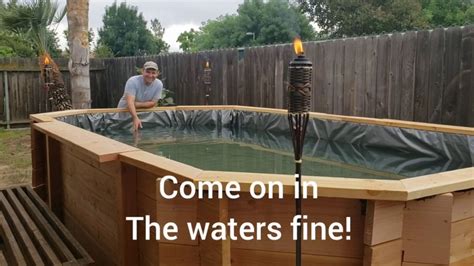 Build A DIY Pool In Your Backyard To Beat The Summer Heat