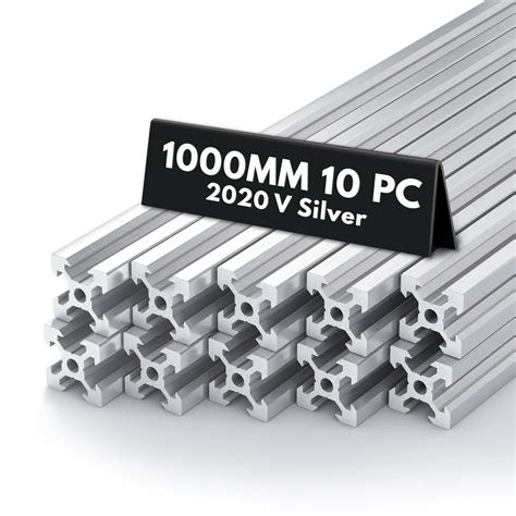 Buy 10PCS V-Slot 2020 Aluminum Extrusion - European Standard 1000mm(39. ...