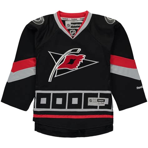 Carolina Hurricanes Reebok Youth Premier Blank Jersey – Black