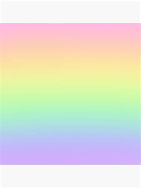 "Pastel Rainbow Gradient" Canvas Print for Sale by KelseyLovelle ...