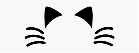 Cat Ears Png - Cat Ears And Whiskers, Transparent Png - kindpng