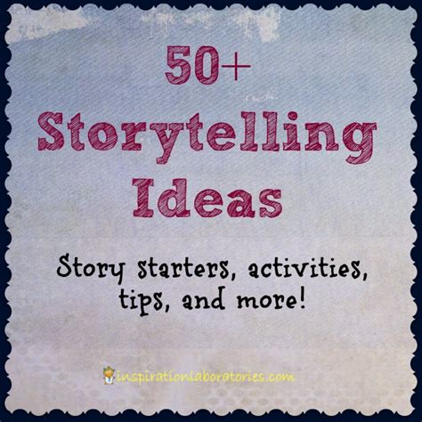 50+ Storytelling Ideas | Inspiration Laboratories