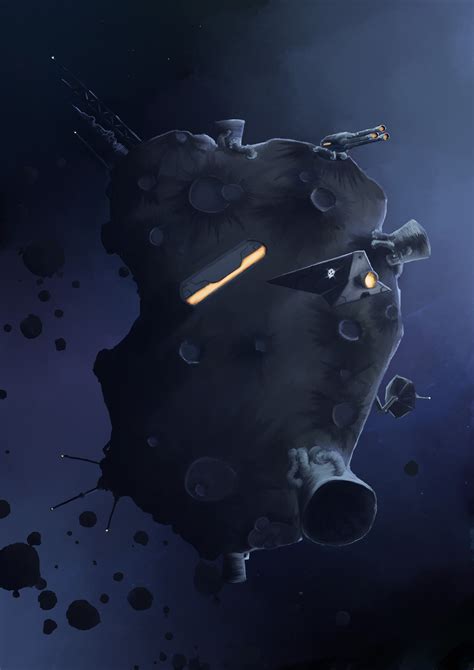 ArtStation - Asteroid Base