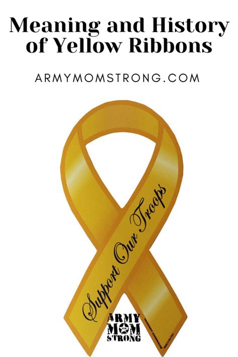 What is Meaning of Yellow Ribbons for Armed Forces