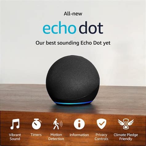 Amazon Echo Dot (5th Gen, 2022 Release) Smart Speaker with Alexa ...