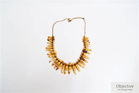 PNG Crocodile Teeth Necklace | Objective Fine Vintage Design