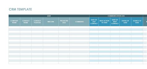 Crm Excel Vorlage Kostenlos Muster Vorlagen - Riset