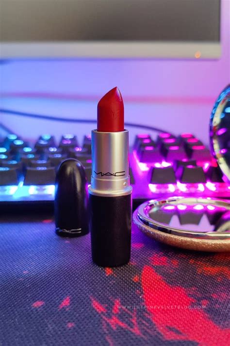 MAC Ruby Woo Lipstick Review and Swatches - The Pink Velvet Blog