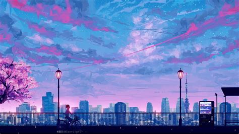 Aesthetic Anime Sky Wallpapers - Wallpaper Cave