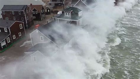 East coast storm waves crash over top of homes - CNN Video