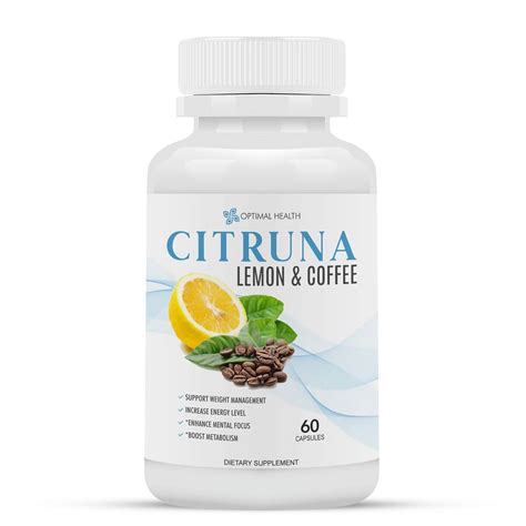 Citruna Lemon & Coffee Fat Burner - Walmart.com