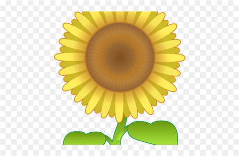 Sunflower Emoji Png, Transparent Png - vhv