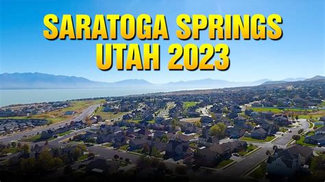 Living in Saratoga Springs, Utah - YouTube