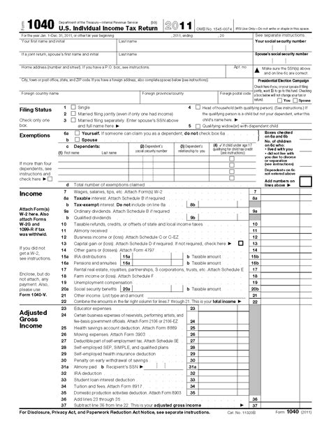 Federal Printable Tax Forms - Printable Forms Free Online