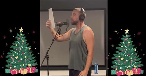 WATCH: Travis Kelce sings Christmas song "Fairytale of Philadelphia"