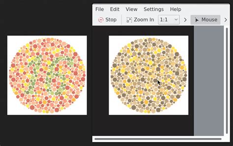 Colour blindness simulator