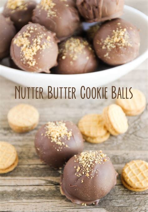 Nutter Butter Cookie Balls | Somewhat Simple