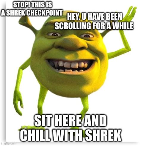 this is a shrek checkpoing - Imgflip