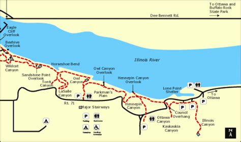 Starved Rock State Park Trail Map - Printable Map