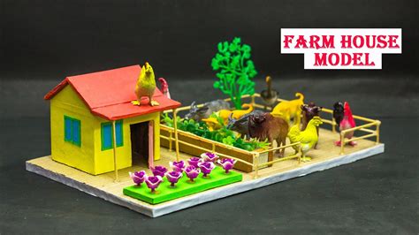 School Projects | Farmhouse Model - YouTube