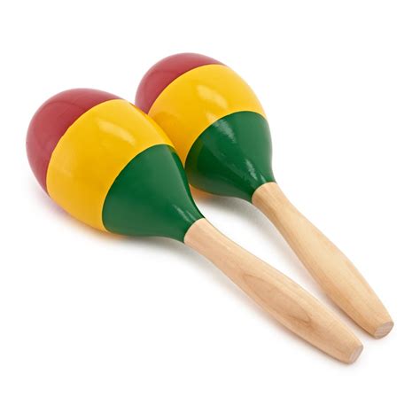 Large Wooden Maracas by Gear4music | Gear4music