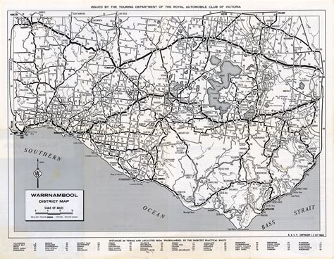 Warrnambool District map | Map, Australia map, Warrnambool