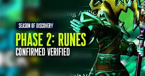 WOW Classic SOD: A Complete Guide To All The New Runes Coming To Phase 2