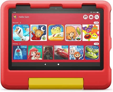 Amazon Fire HD 8 Kids Tablet (2022), 8" HD Display, 32 GB, Ages 3-7 ...