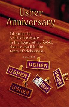 Church Usher Board Anniversary