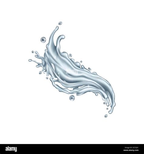 Clear water splash on a white background Stock Vector Image & Art - Alamy