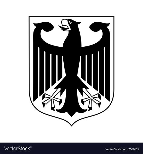 Coat of arms of germany icon simple style Vector Image