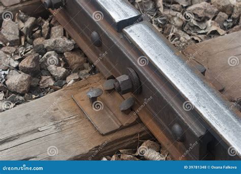 Rail stock photo. Image of train, lane, railroad, joint - 39781348