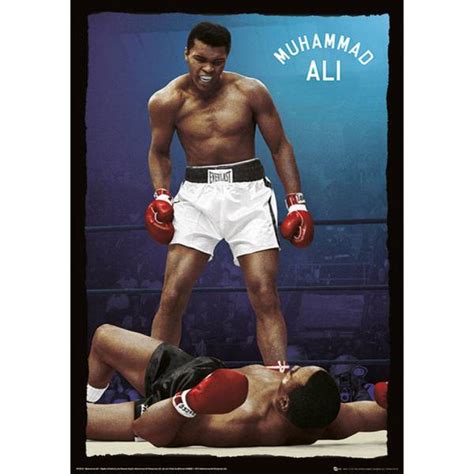 Muhammad Ali Knockout - Metallic Poster - 47x67cm - IWOOT UK