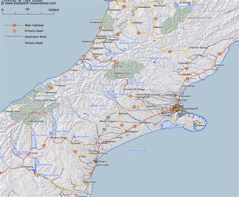 Where is Lake Pukaki? Map - New Zealand Maps