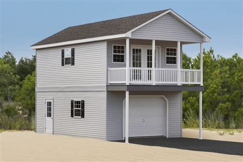 Prefab Two Story Garage with Living Space | Stoltzfus Structures