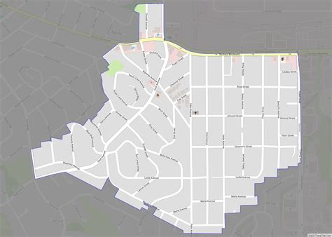 Map of Mountain View CDP, California