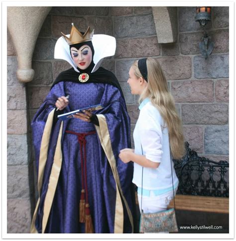 Evil Queen Character Spot at Disneyland - Food Fun & Faraway Places