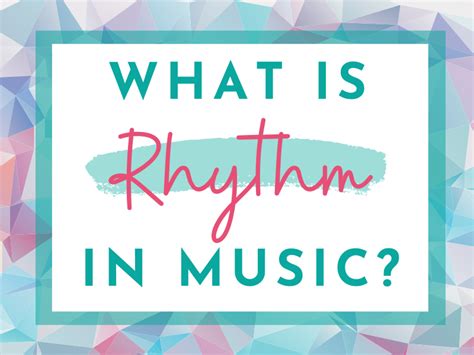 What is Rhythm in Music? - Jooya Teaching Resources