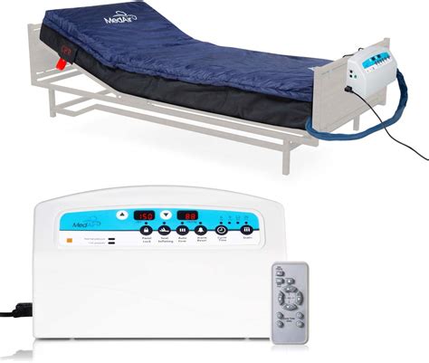 Medical MedAir Low Air Loss Mattress Replacement System with Alarm, 8 ...