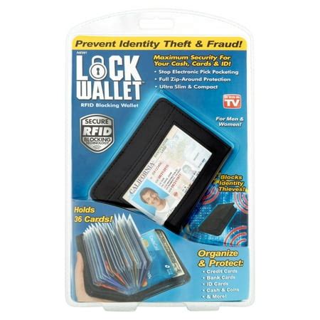 As Seen On TV Lock Wallet - Walmart.com