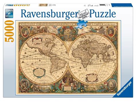 Old World Map Jigsaw Puzzle | Jigsaw Puzzles For Adults | Antique world ...