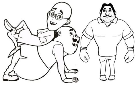 Motu patlu Ki Jodi Coloring pages Mickey Mouse Coloring Pages, Free ...