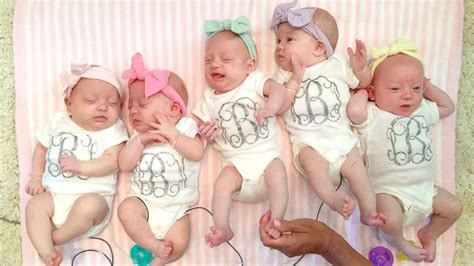 Last of All-Girl Busby Quintuplets Joins Sisters at Home - ABC News