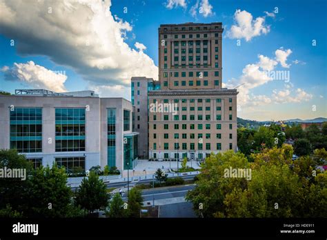 View of the Buncombe County Courthouse, in downtown Asheville, North ...