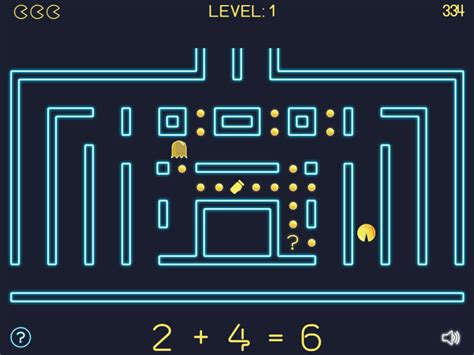 🕹️ Play Math Man Game: Free Online Pac Man Inspired Mathematics Video ...