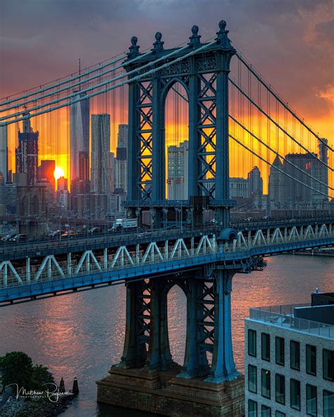 Matthew Pugliese Photography | Manhattan Bridge Sunset - Matthew ...