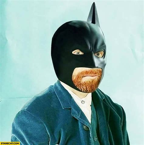 Van Gogh dressed as batman no ear missing one ear | StareCat.com